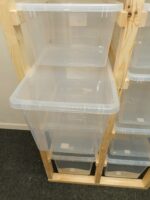 40 Liters kasse Transparent - Billede 4